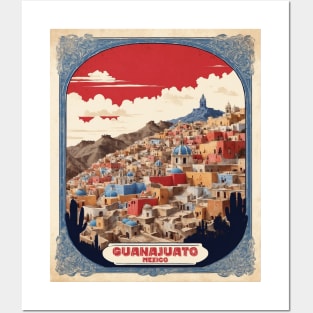 Guanajuato Mexico Vintage Poster Tourism Posters and Art